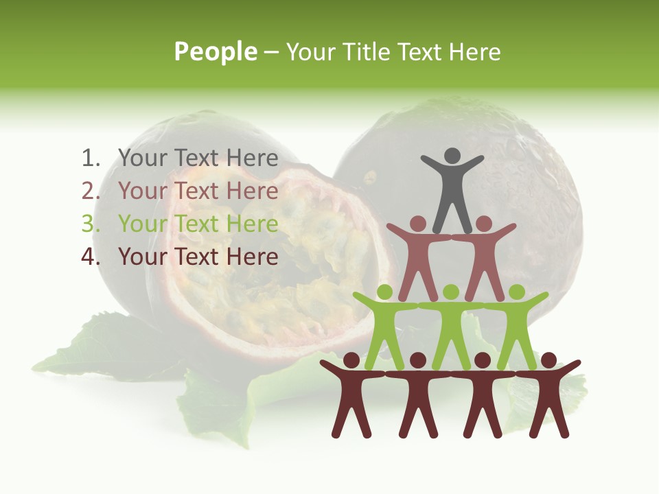 Healthy Purple Isolated PowerPoint Template