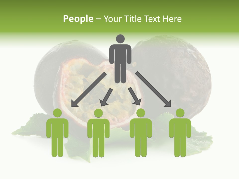 Healthy Purple Isolated PowerPoint Template