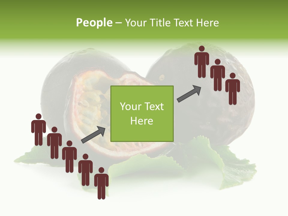 Healthy Purple Isolated PowerPoint Template