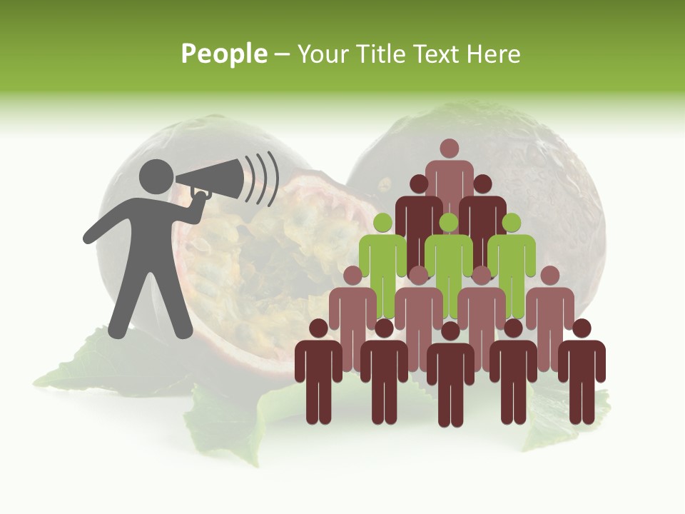 Healthy Purple Isolated PowerPoint Template