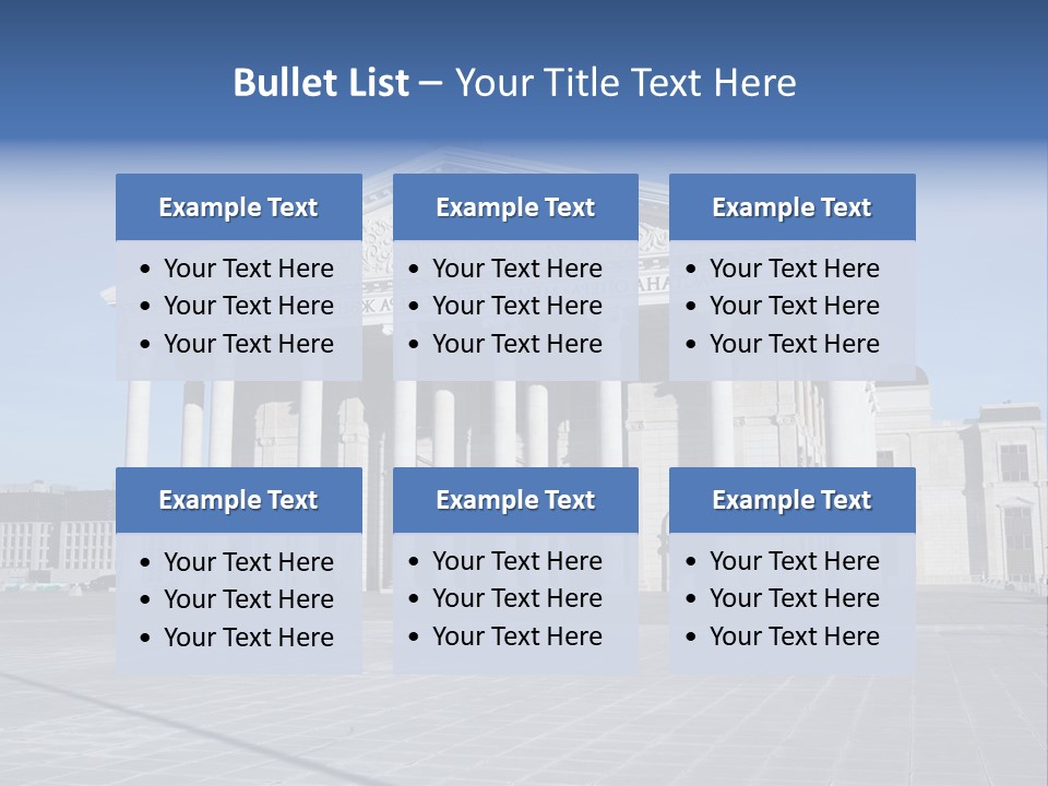 National Presidential Nazarbaev PowerPoint Template