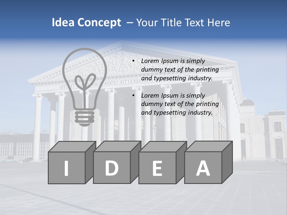 National Presidential Nazarbaev PowerPoint Template