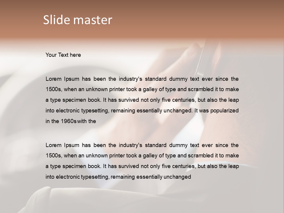 Hurry Job Smartphone PowerPoint Template