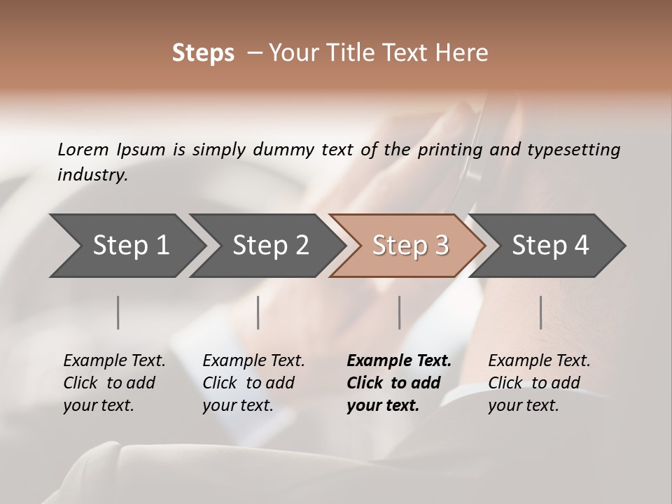 Hurry Job Smartphone PowerPoint Template