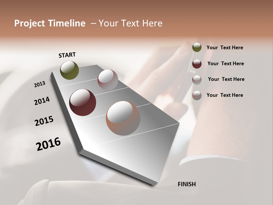 Hurry Job Smartphone PowerPoint Template