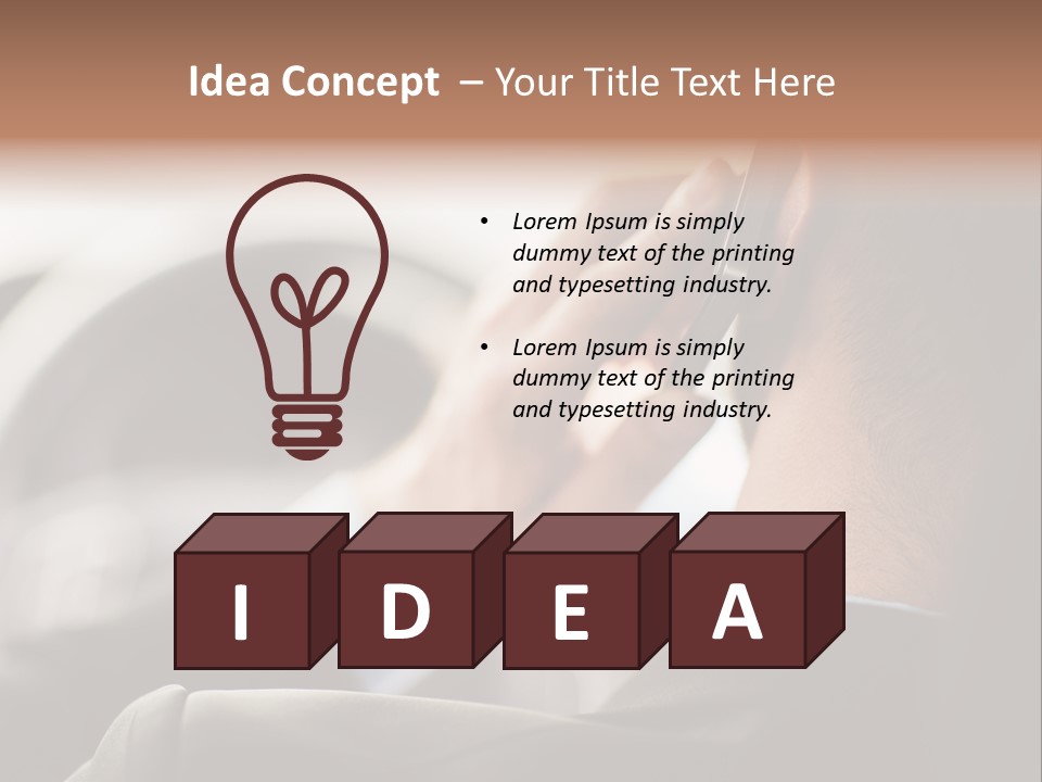 Hurry Job Smartphone PowerPoint Template
