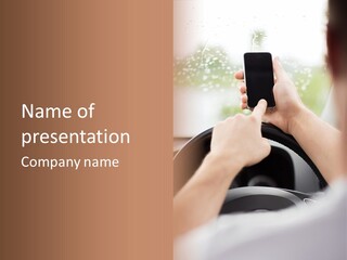 Navigation Transport Mobile PowerPoint Template