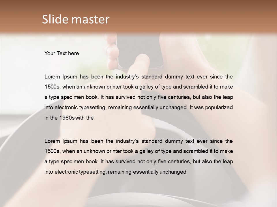 Navigation Transport Mobile PowerPoint Template