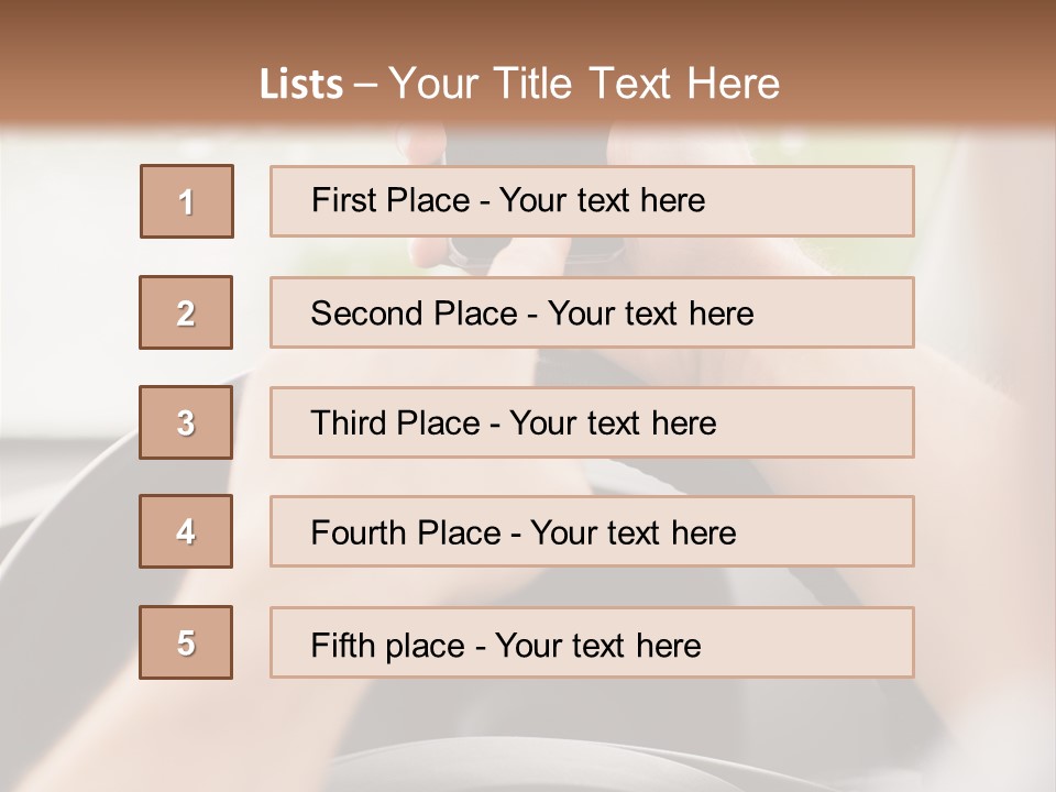 Navigation Transport Mobile PowerPoint Template