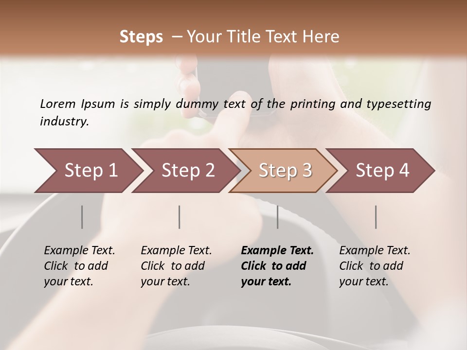 Navigation Transport Mobile PowerPoint Template