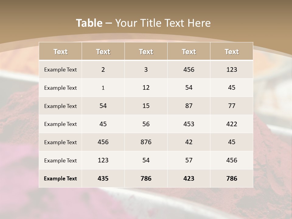 Sale Bindi Spoon PowerPoint Template