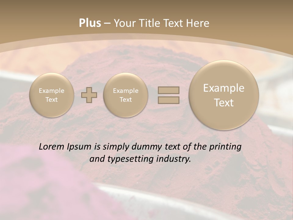 Sale Bindi Spoon PowerPoint Template