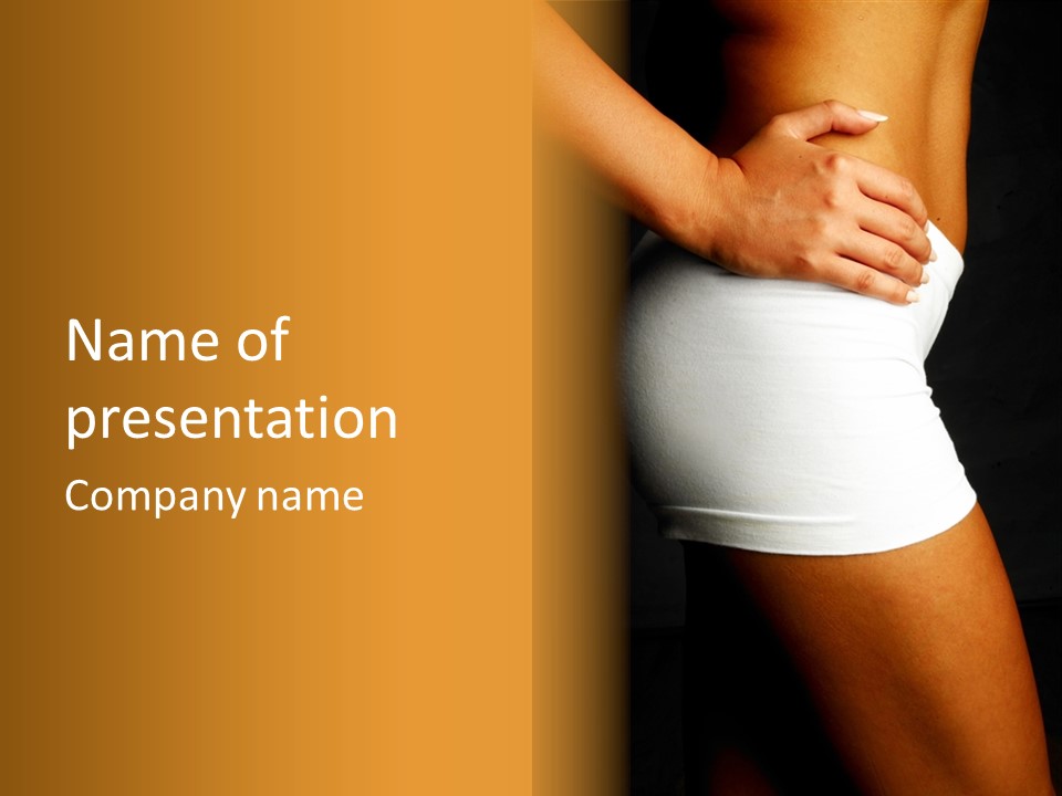 Slim Shape Losing PowerPoint Template