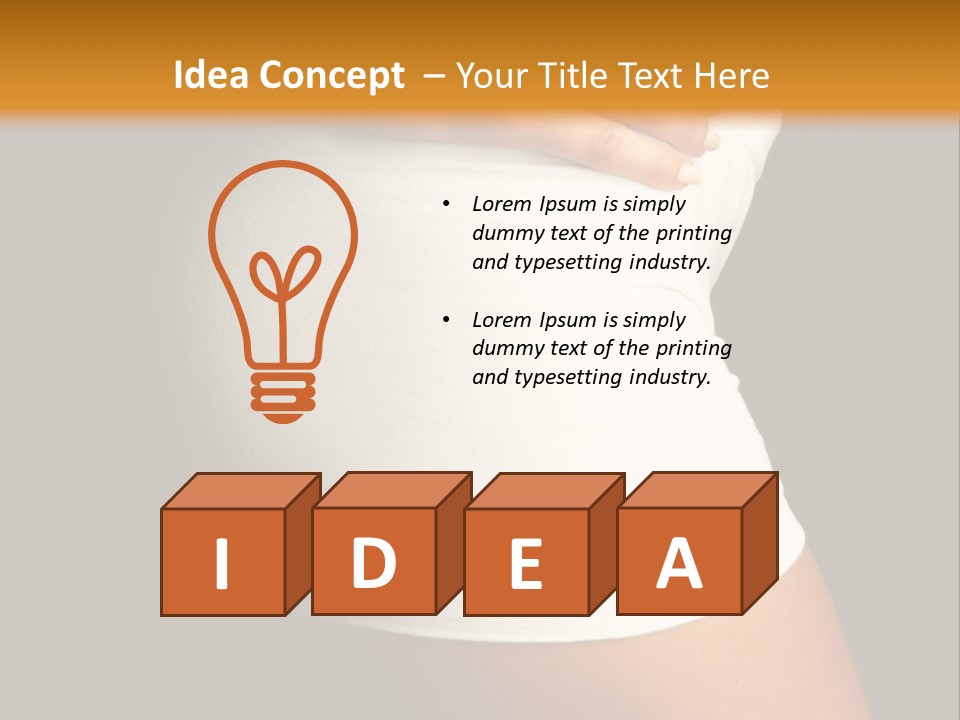 Slim Shape Losing PowerPoint Template