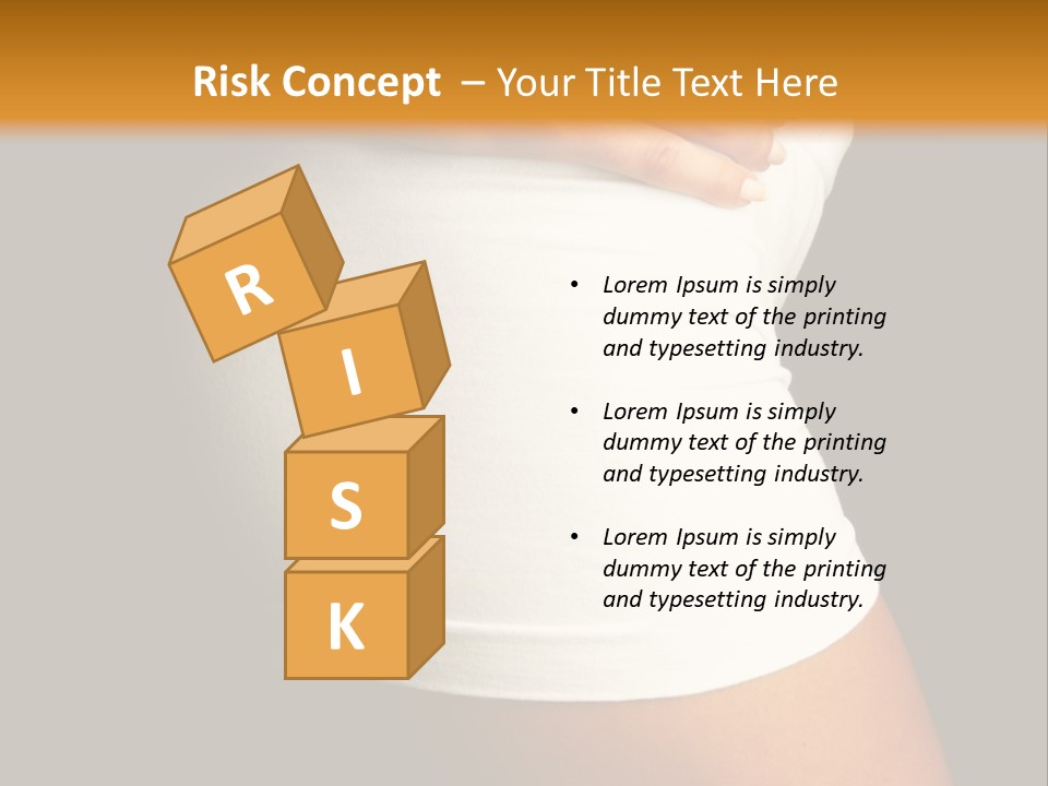 Slim Shape Losing PowerPoint Template