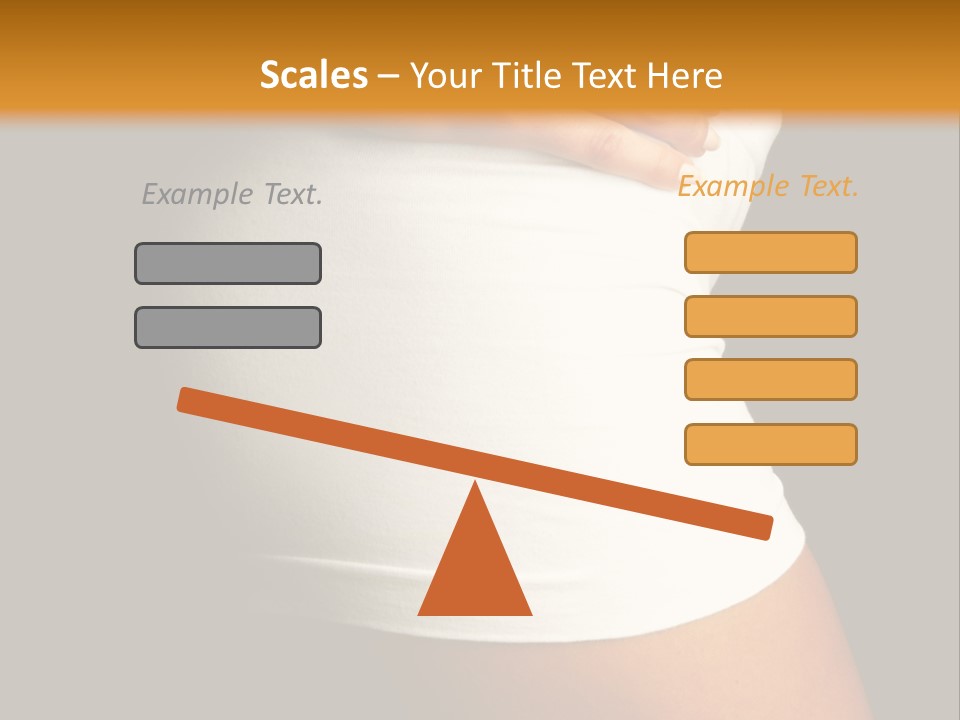 Slim Shape Losing PowerPoint Template