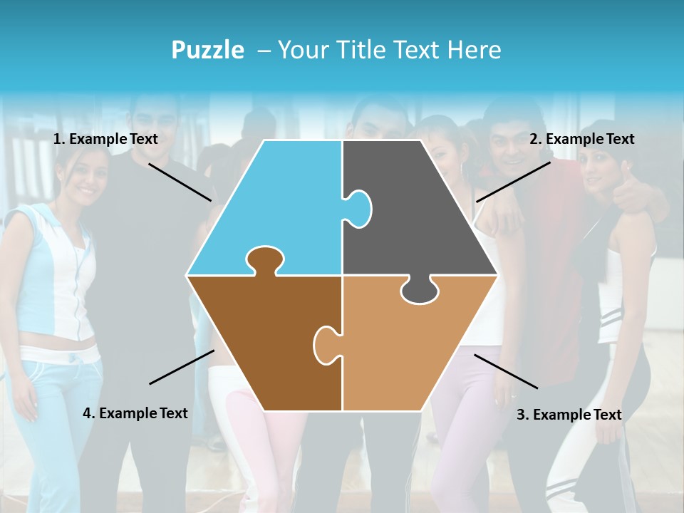 Nourish Gymnastics Shape PowerPoint Template
