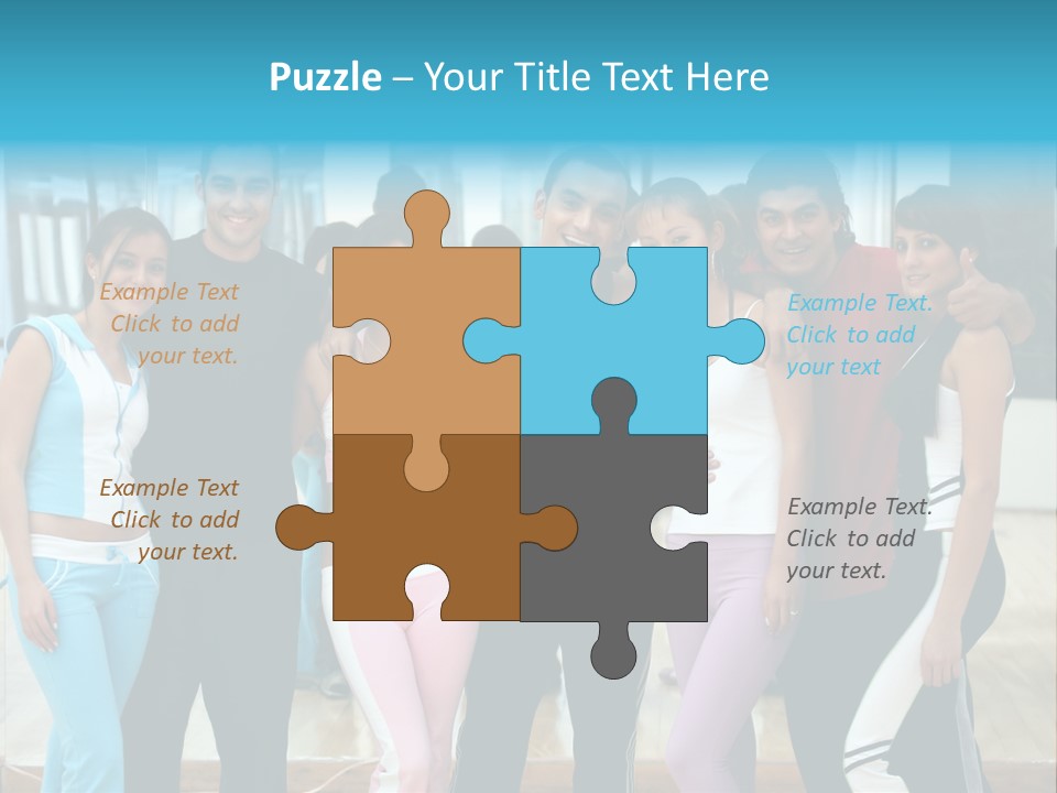 Nourish Gymnastics Shape PowerPoint Template