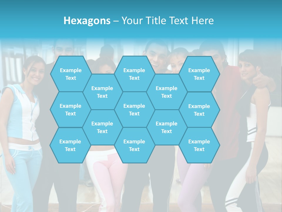 Nourish Gymnastics Shape PowerPoint Template