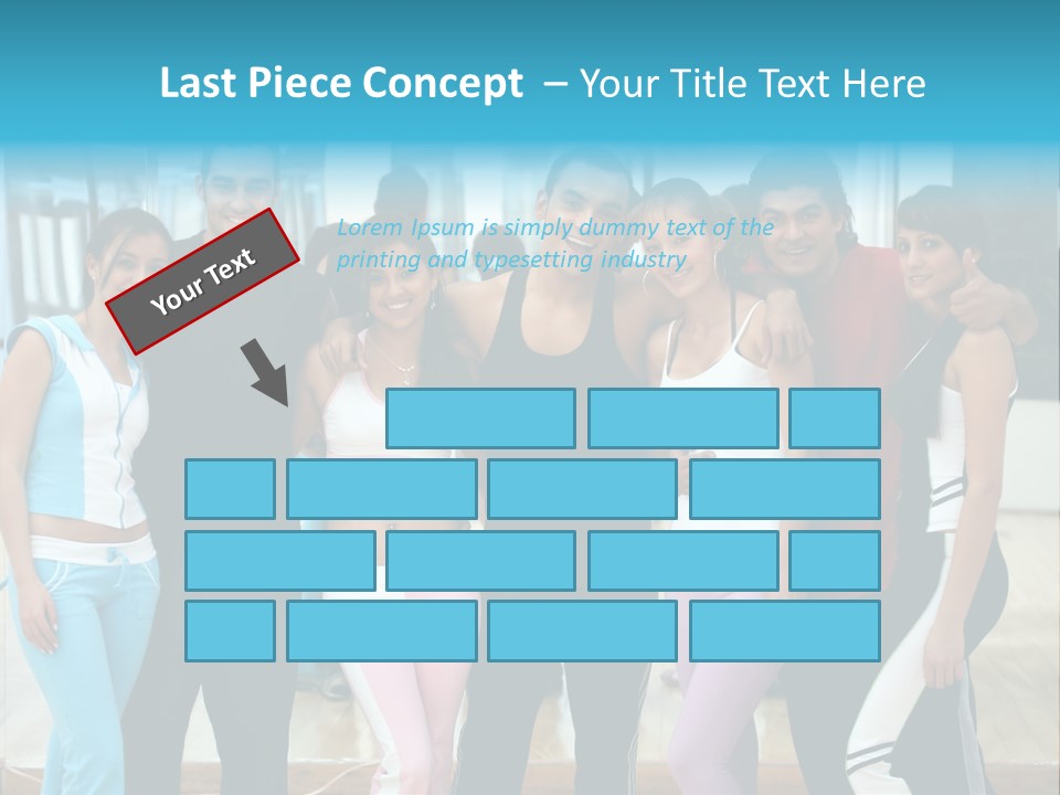 Nourish Gymnastics Shape PowerPoint Template