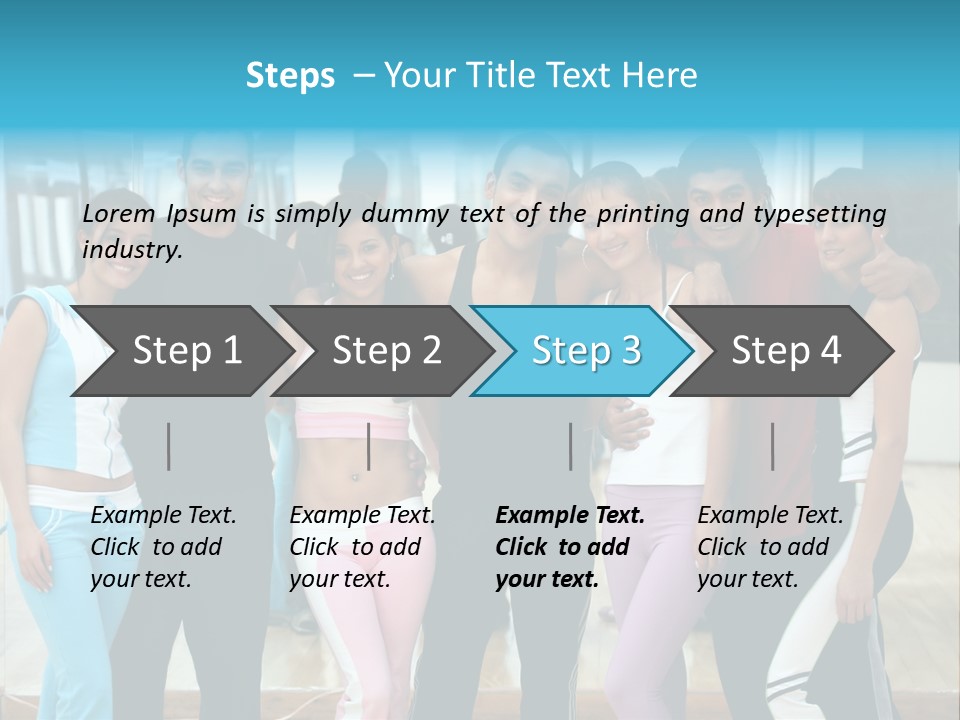 Nourish Gymnastics Shape PowerPoint Template