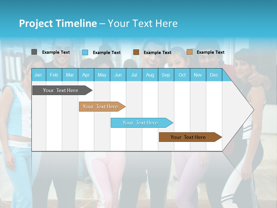 Nourish Gymnastics Shape PowerPoint Template