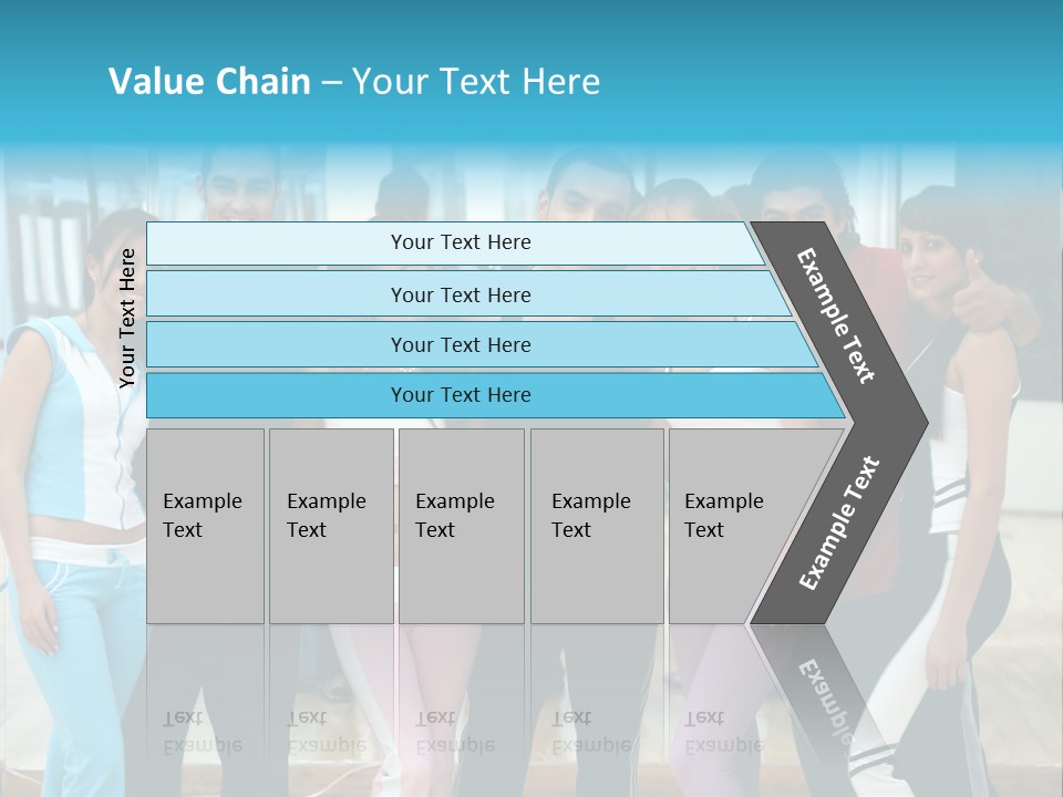 Nourish Gymnastics Shape PowerPoint Template