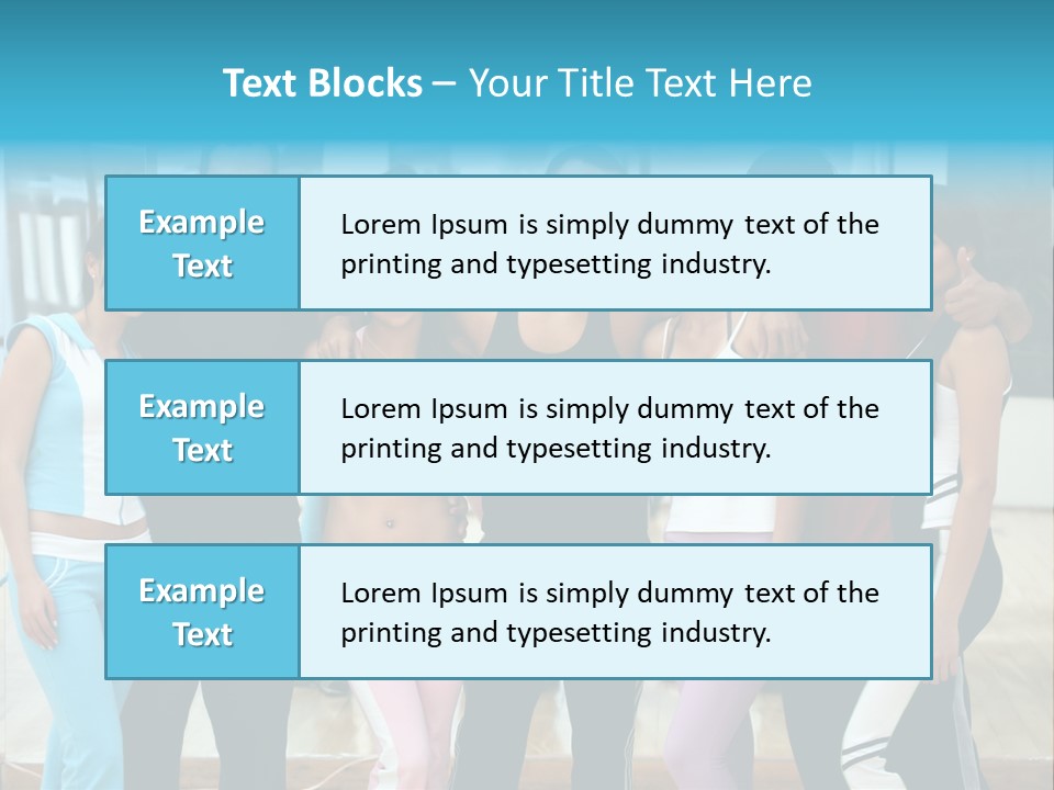Nourish Gymnastics Shape PowerPoint Template
