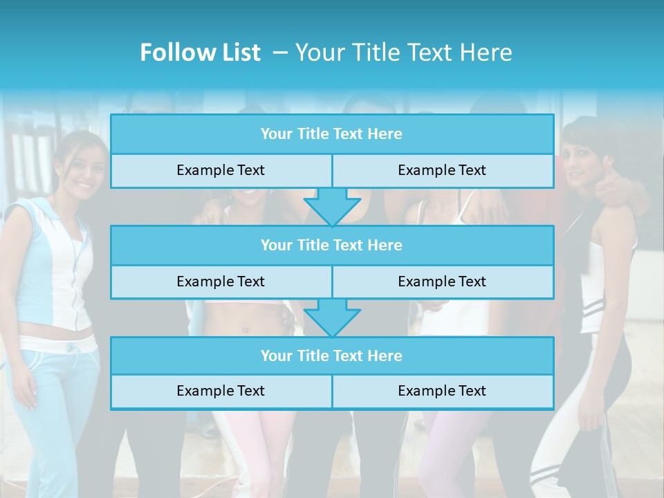 Nourish Gymnastics Shape PowerPoint Template
