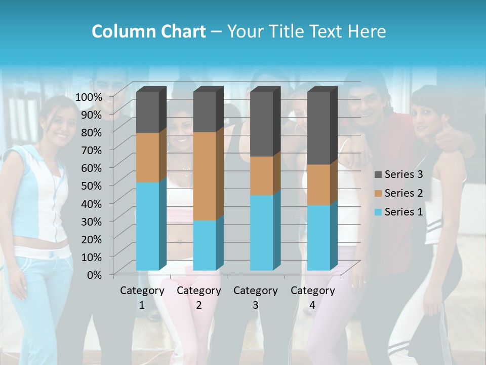 Nourish Gymnastics Shape PowerPoint Template