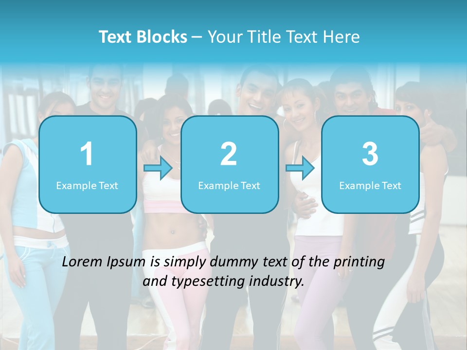 Nourish Gymnastics Shape PowerPoint Template
