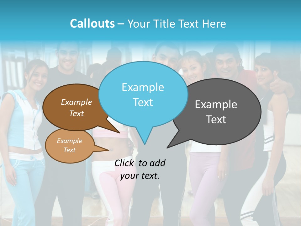 Nourish Gymnastics Shape PowerPoint Template