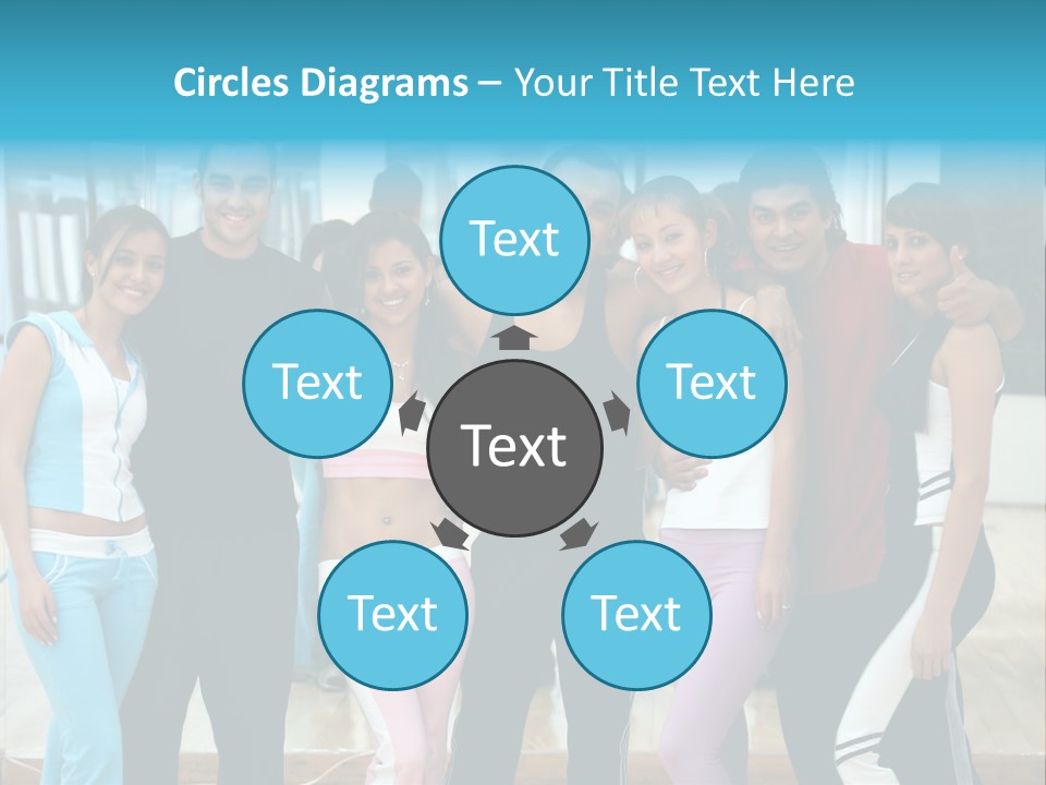 Nourish Gymnastics Shape PowerPoint Template