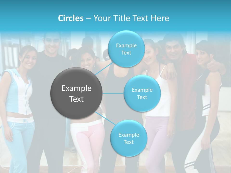 Nourish Gymnastics Shape PowerPoint Template