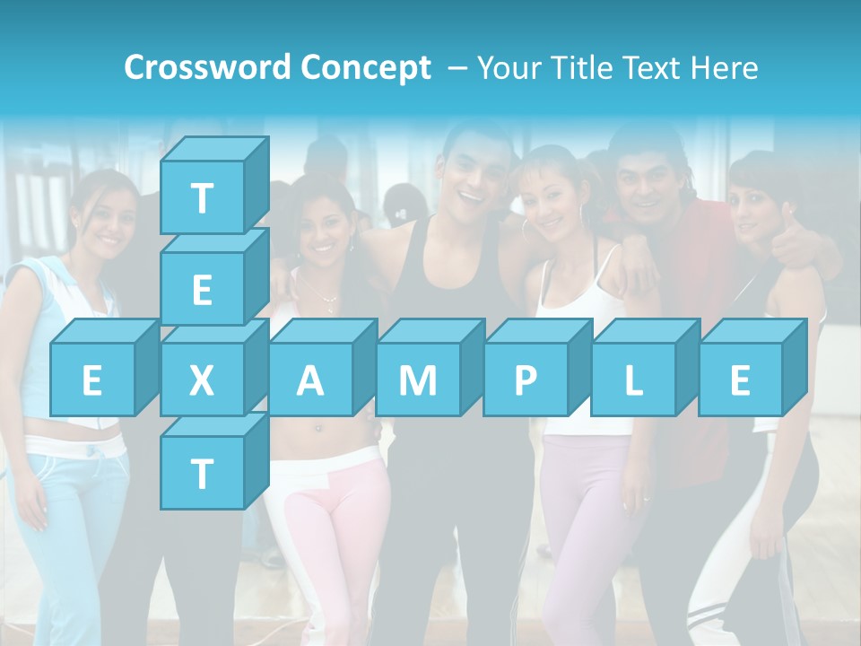 Nourish Gymnastics Shape PowerPoint Template