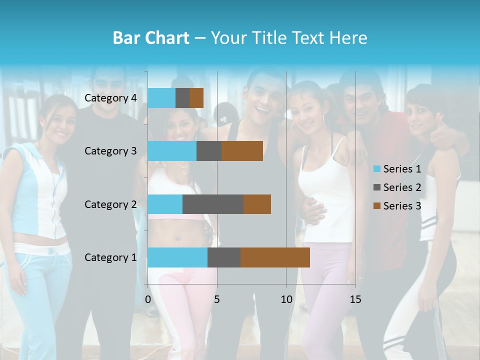Nourish Gymnastics Shape PowerPoint Template