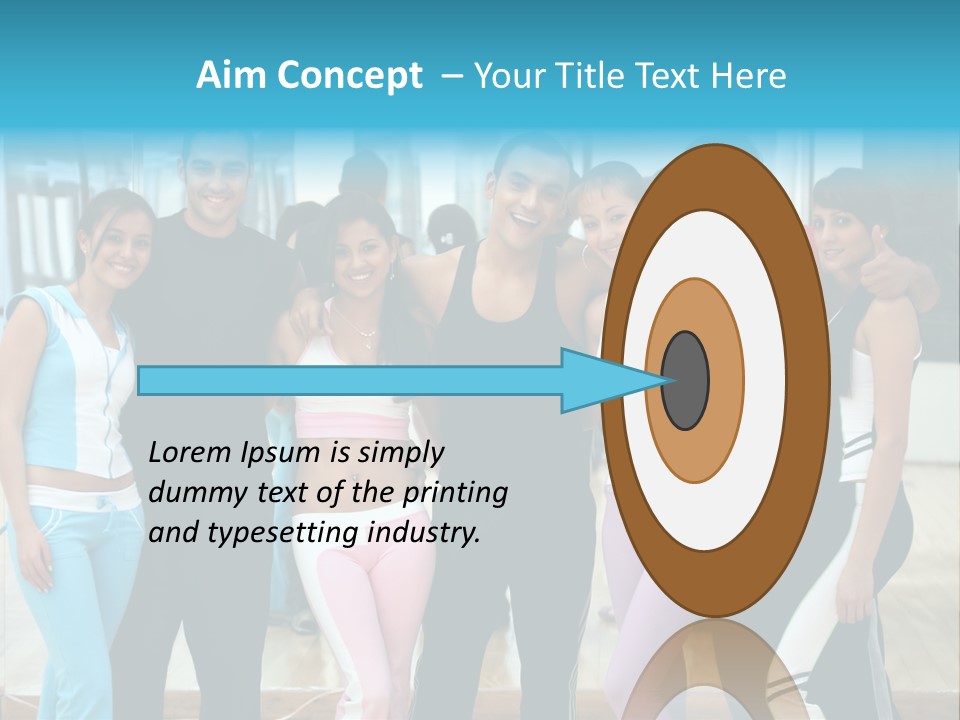 Nourish Gymnastics Shape PowerPoint Template