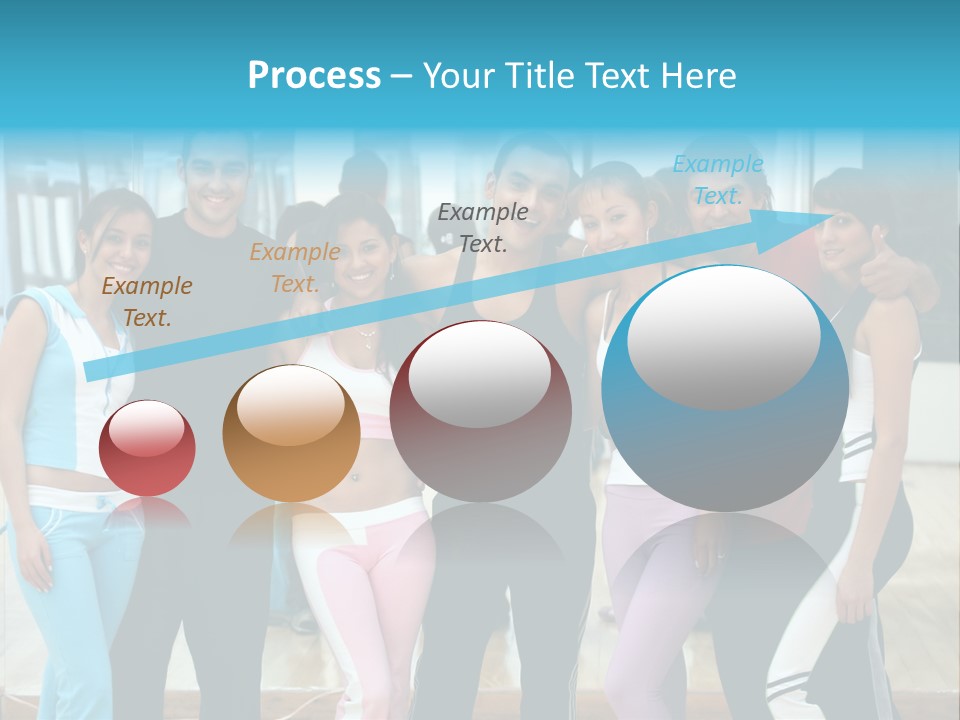 Nourish Gymnastics Shape PowerPoint Template