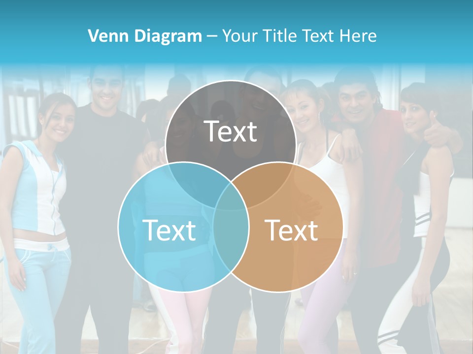 Nourish Gymnastics Shape PowerPoint Template