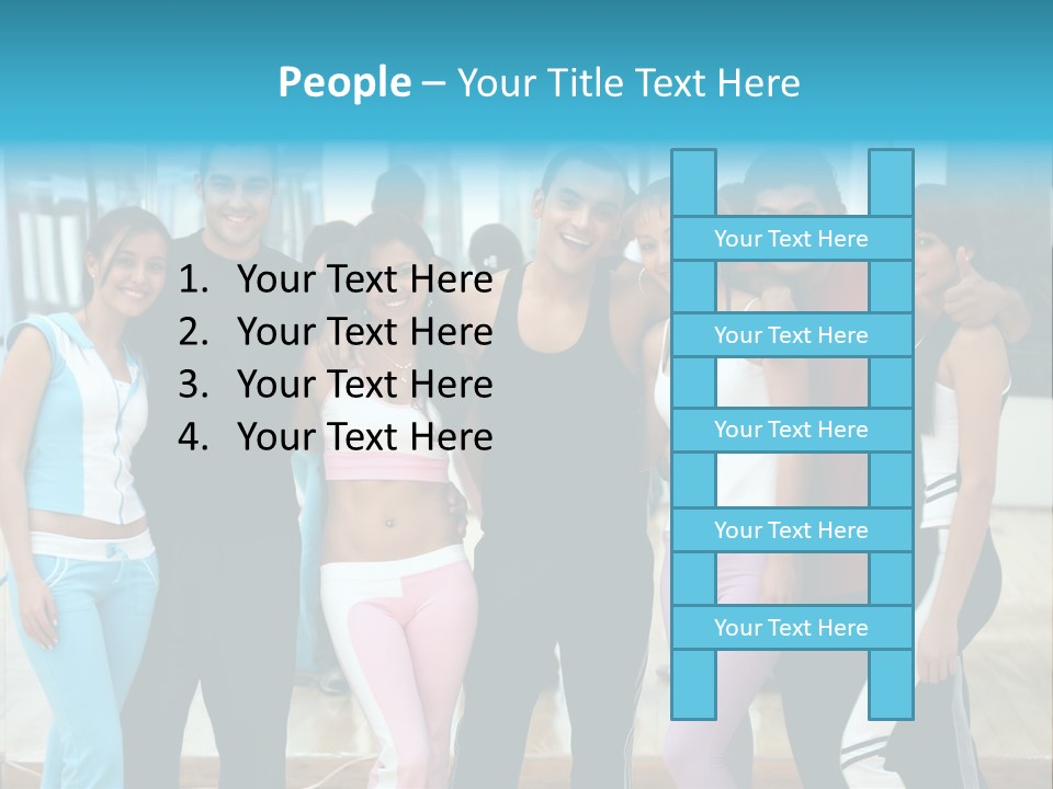 Nourish Gymnastics Shape PowerPoint Template