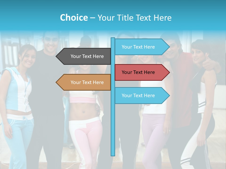 Nourish Gymnastics Shape PowerPoint Template