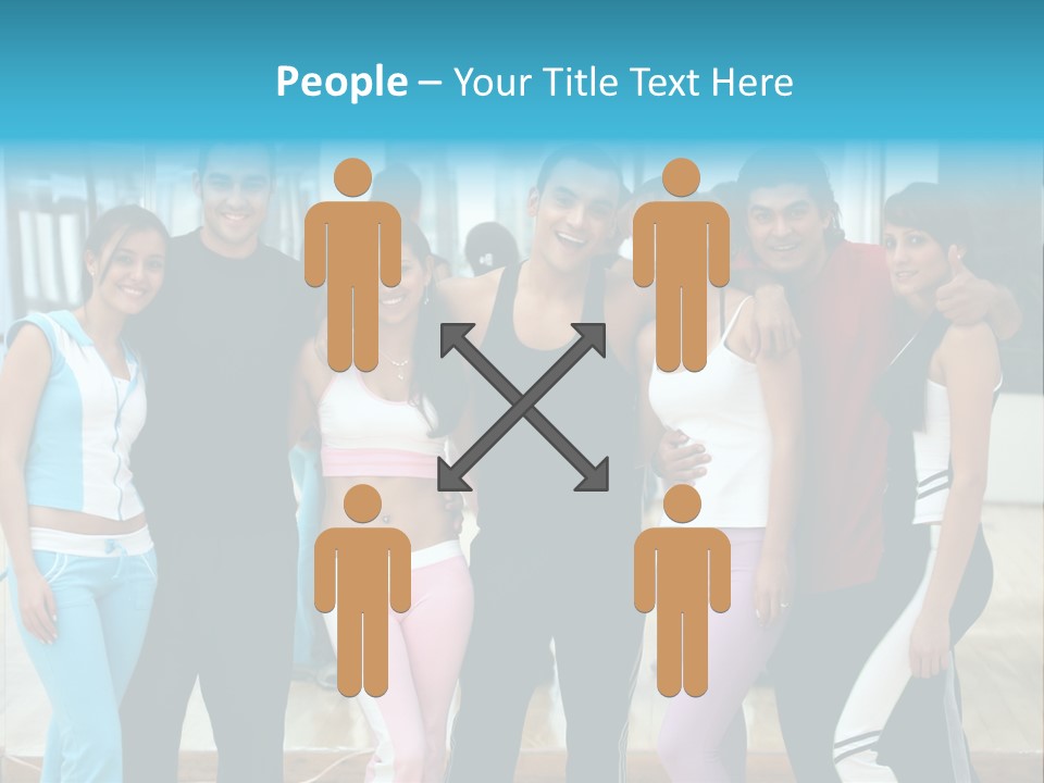 Nourish Gymnastics Shape PowerPoint Template