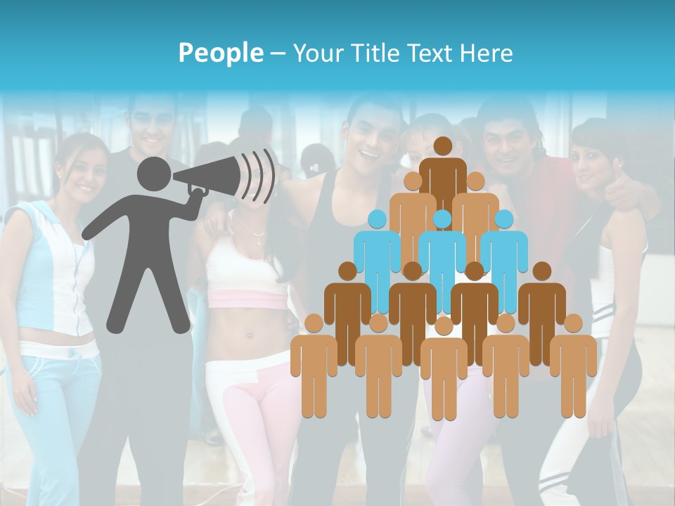 Nourish Gymnastics Shape PowerPoint Template