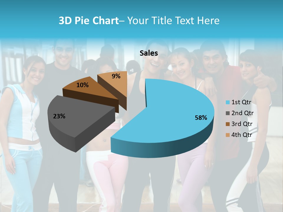Nourish Gymnastics Shape PowerPoint Template
