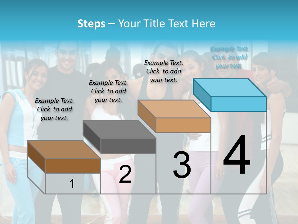 Nourish Gymnastics Shape PowerPoint Template