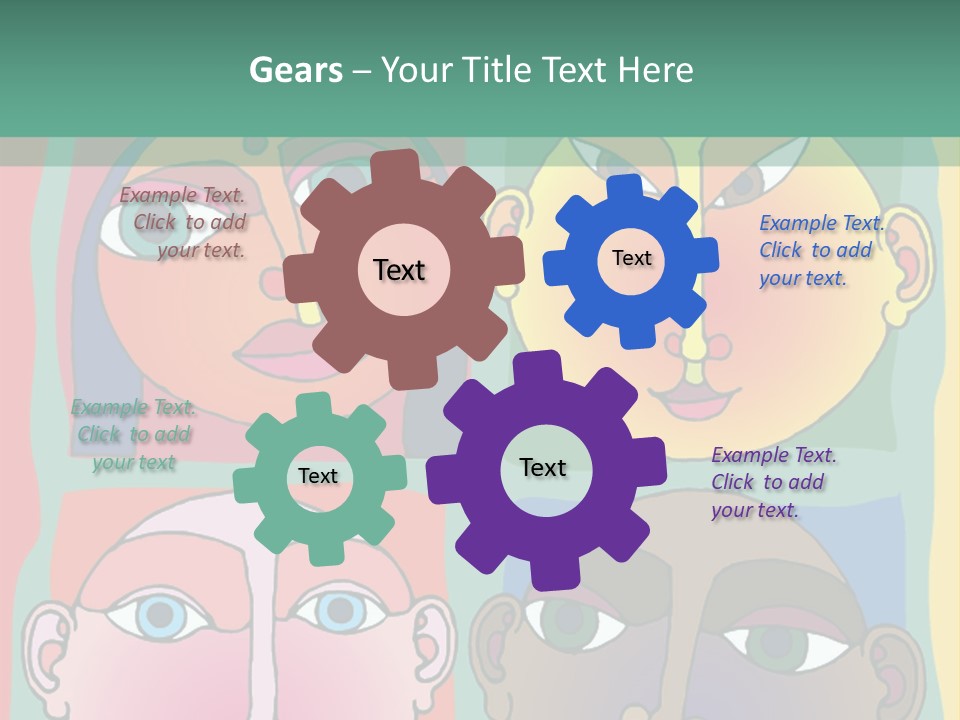 Vitamins Undressed Gymnastics PowerPoint Template