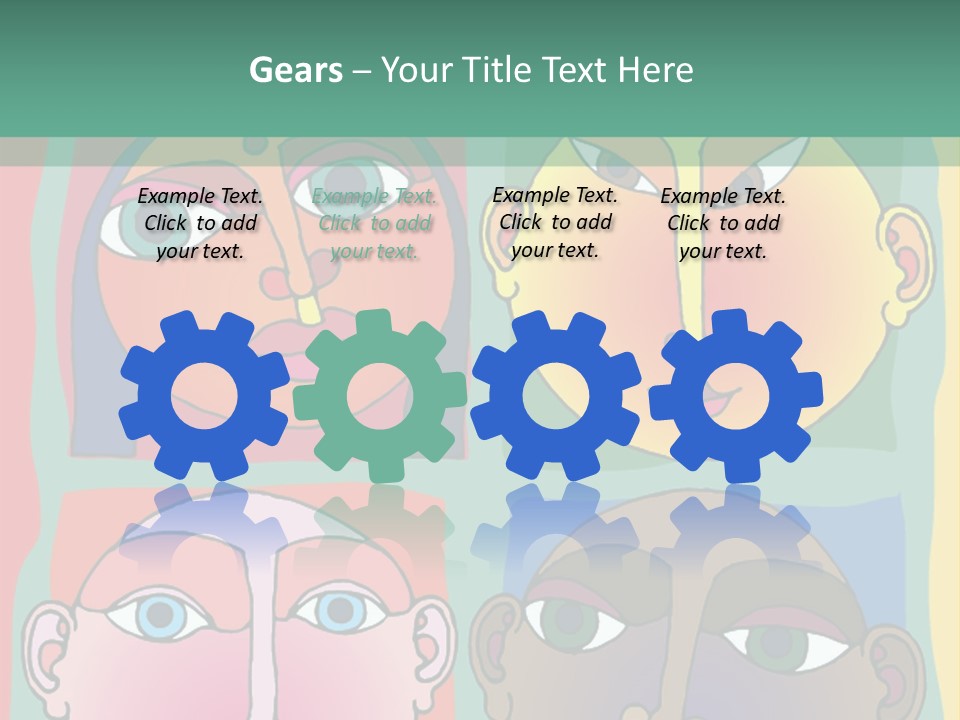 Vitamins Undressed Gymnastics PowerPoint Template