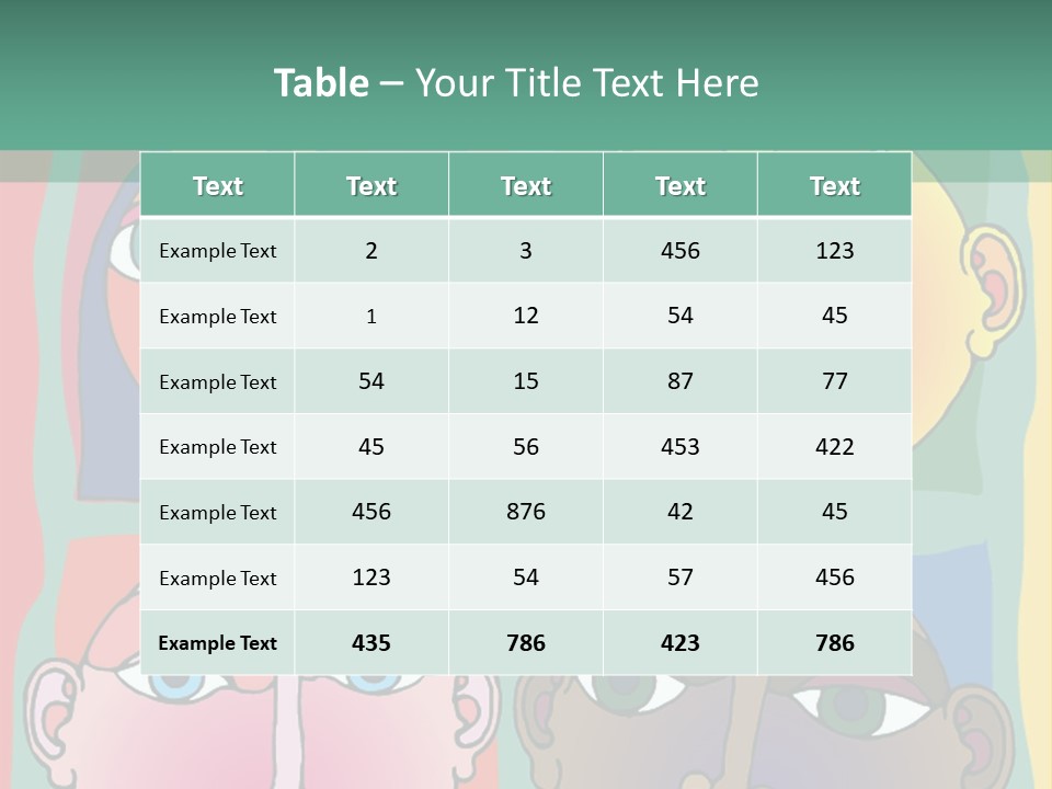 Vitamins Undressed Gymnastics PowerPoint Template
