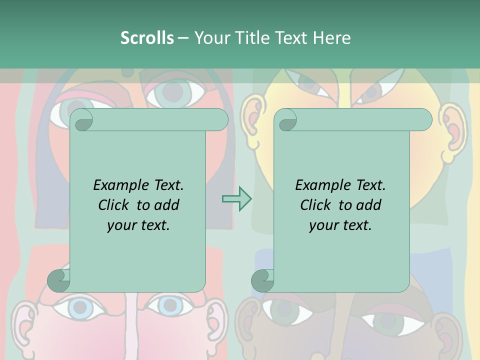 Vitamins Undressed Gymnastics PowerPoint Template