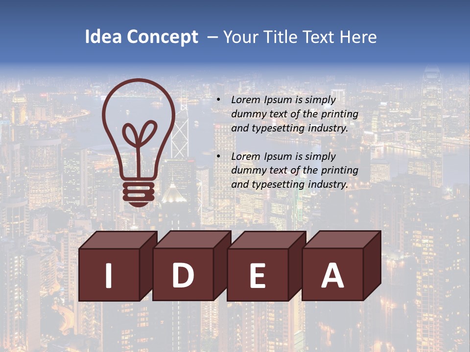 Stuffing Garnished Parsley PowerPoint Template